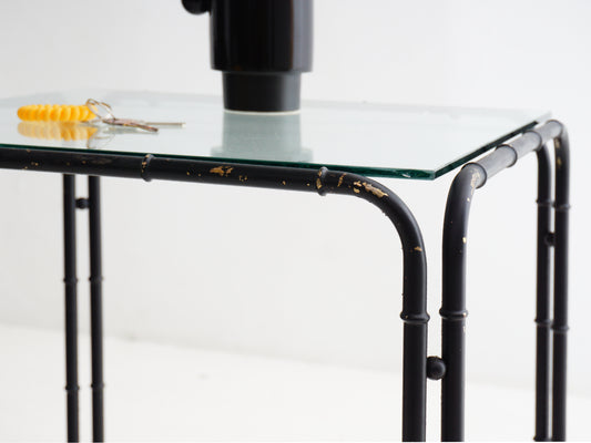 Faux Bamboo Side Table, 1970s