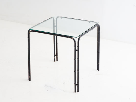 Faux Bamboo Side Table, 1970s