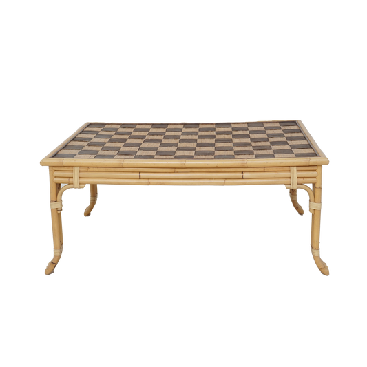 Rattan Coffee Table by John Hutton, 1970s