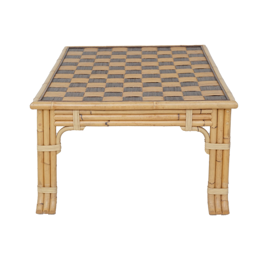Rattan Coffee Table by John Hutton, 1970s