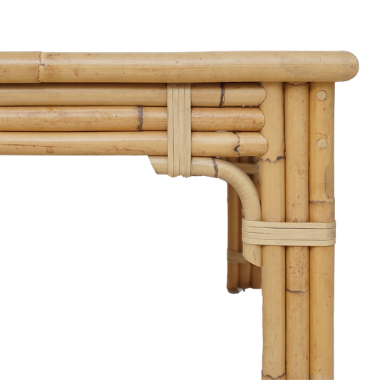 Rattan Coffee Table by John Hutton, 1970s