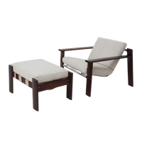 MP 129 Chair & Ottoman by Percival Lafer, 1960s