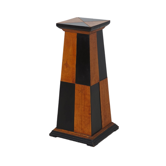 Colorblock Wood Pedestal