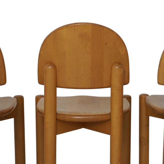 Set of 6 Beech Dining Chairs