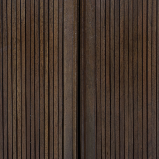 Tambour Midcentury Cabinet