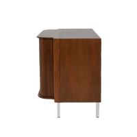 Tambour Midcentury Cabinet