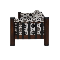 Midcentury Sling Love Seat