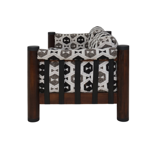 Midcentury Sling Love Seat