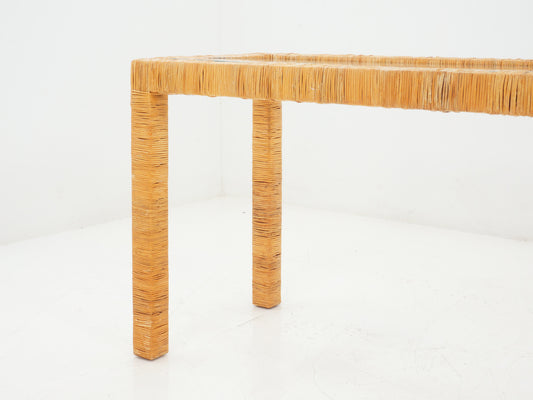 Rattan Console, 1970s