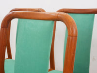 Pair of Bentwood Teak Chairs, 1970s