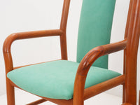 Pair of Bentwood Teak Chairs, 1970s