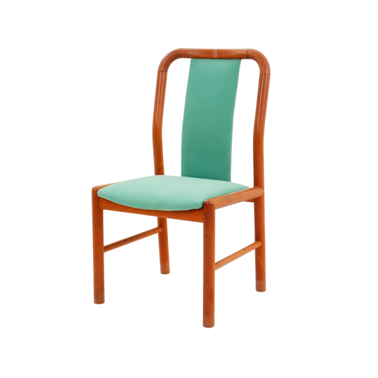 Set of 4 Bentwood Teak Chairs, 1970s