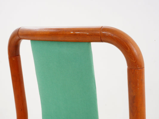 Pair of Bentwood Teak Chairs, 1970s