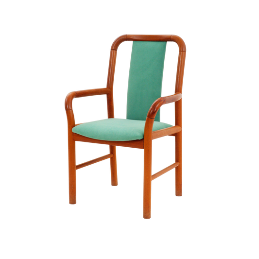 Pair of Bentwood Teak Chairs, 1970s