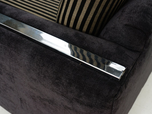 Chrome Paneled Club Chair, 1970s