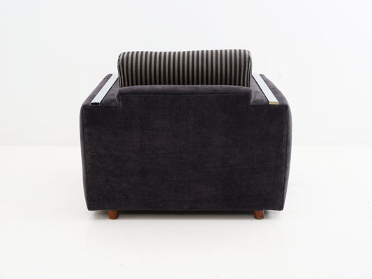 Chrome Paneled Club Chair, 1970s