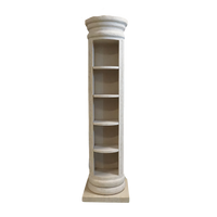 Rotating Greek Column Shelving