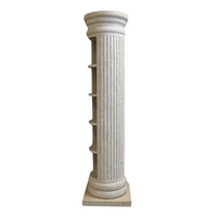 Rotating Greek Column Shelving