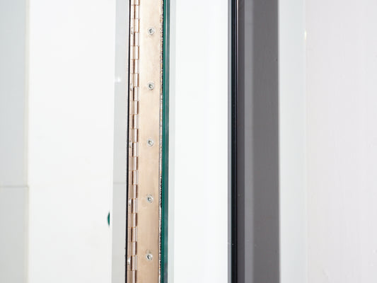 Three Paneled Mirrored Screen