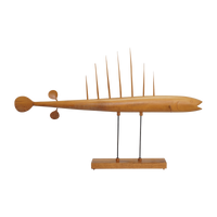 Wood Fish Sculpture