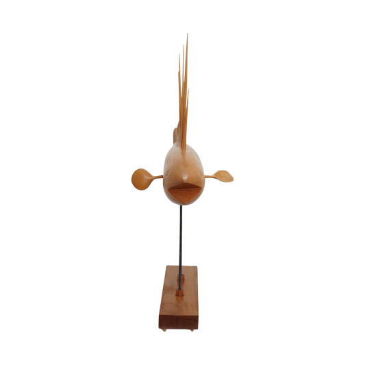 Wood Fish Sculpture