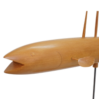 Wood Fish Sculpture