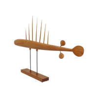 Wood Fish Sculpture