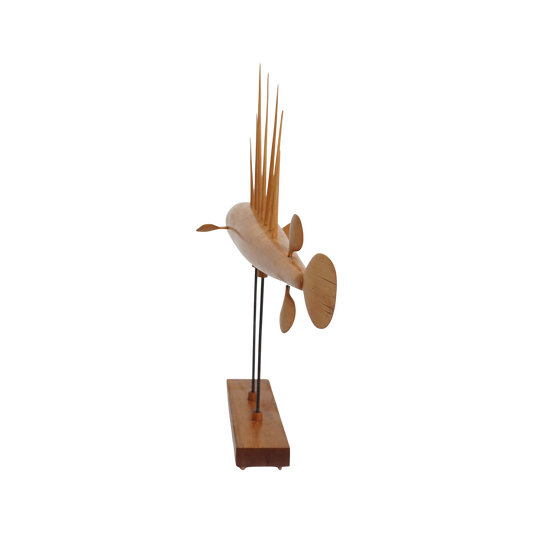Wood Fish Sculpture