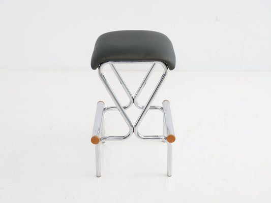 Pair of Tubular Bar Stools by Daystrom, 1970s