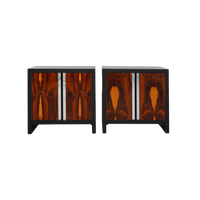 Pair of Rosewood & Laminate Nightstands, 1970s