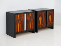 Pair of Rosewood & Laminate Nightstands, 1970s