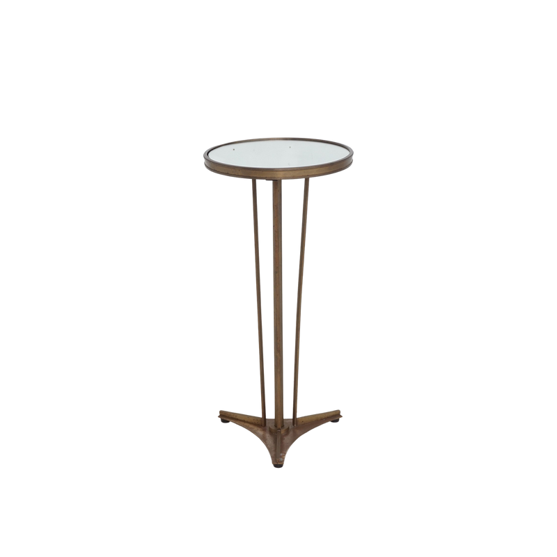Art Deco Brass Side Table