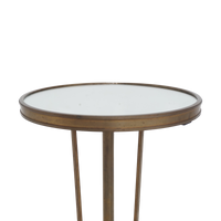 Art Deco Brass Side Table