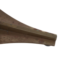 Art Deco Brass Side Table