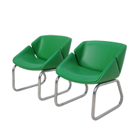 Pair of Postmodern Lounge Chairs by Thonet, 1980s