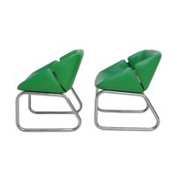 Pair of Postmodern Lounge Chairs by Thonet, 1980s