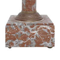 Rouge Marble Pedestal