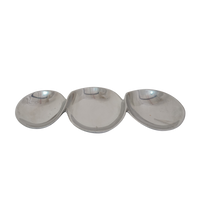 Pewter Modernist Serving Bowl