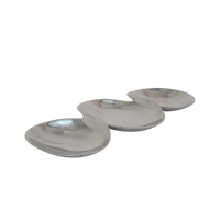 Pewter Modernist Serving Bowl