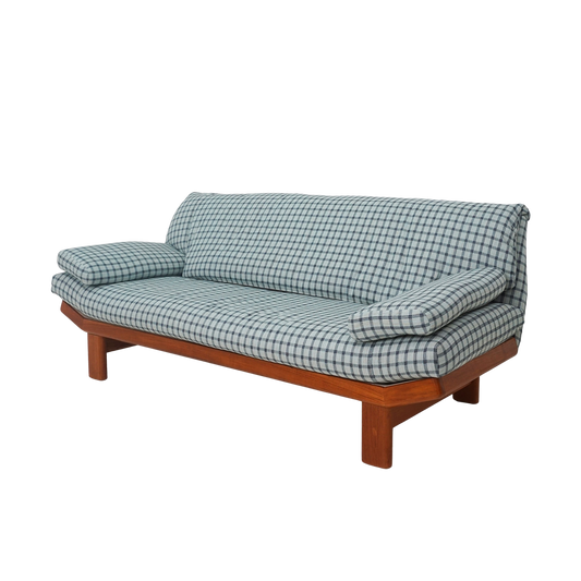 Midcentury Danish Teak Gondola Sofa
