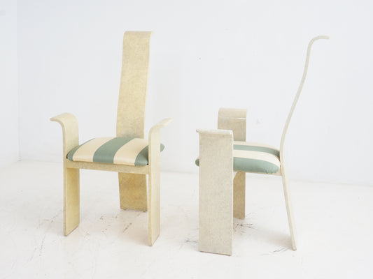 Postmodern Sculptural Dining Chair, 1980s