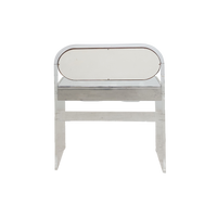 Lucite Vanity Desk, 1980s