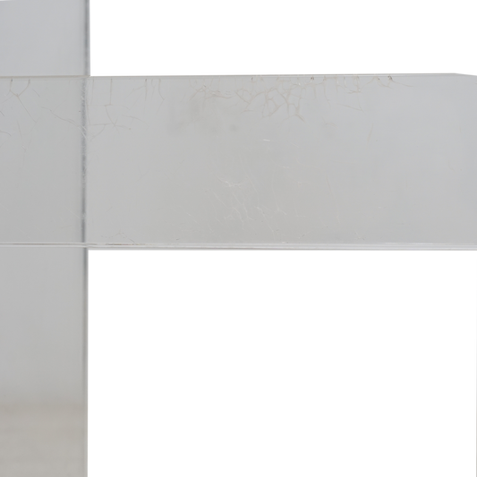 Lucite Vanity Desk, 1980s