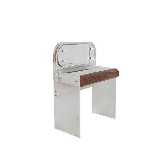 Lucite Vanity Desk, 1980s