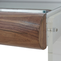 Lucite Vanity Desk, 1980s