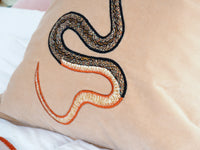 Cobra Velvet Pillow