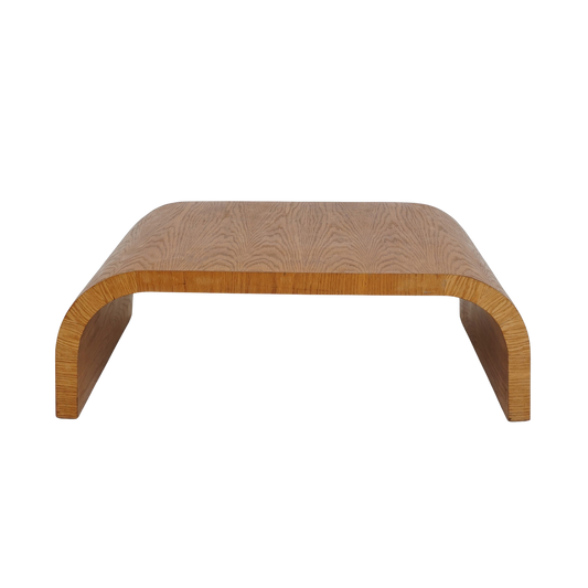 Large Oak Waterfall Coffee Table