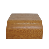 Large Oak Waterfall Coffee Table