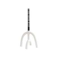 White Ceramic Candle Holder