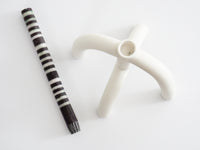 White Ceramic Candle Holder